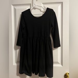Ruffle Butts Black Dress